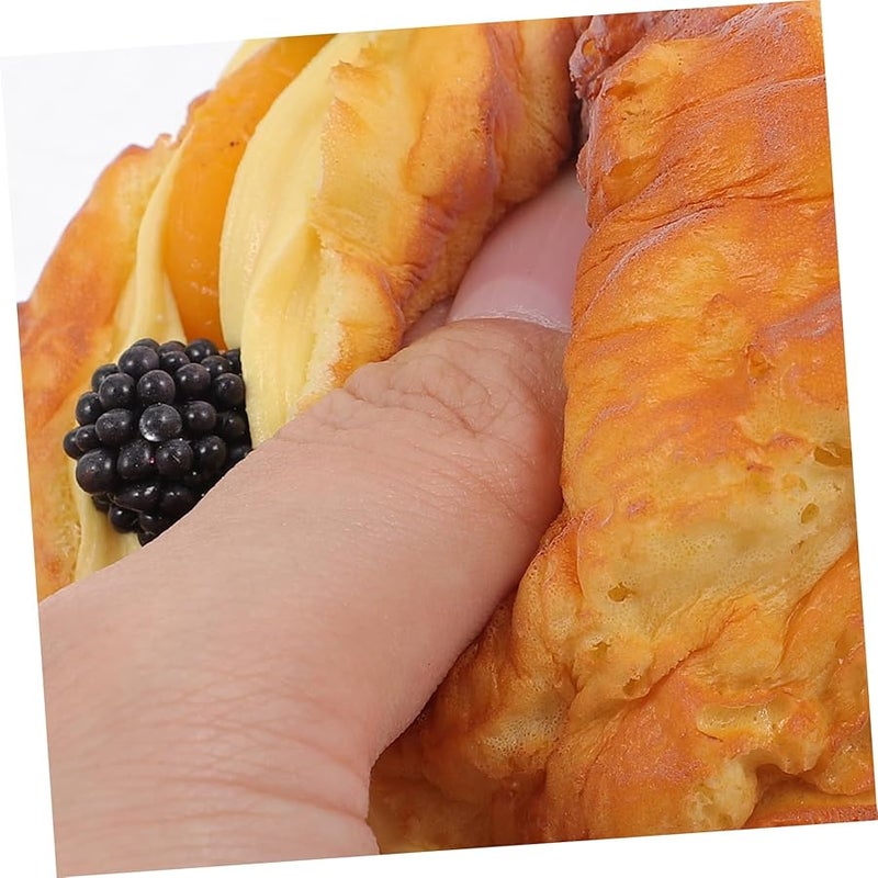 Realistic Fruit Puff Model Decorative Dessert Display Prop For Bakery Kitchen - Image 5